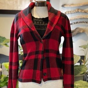 American Living button sweater